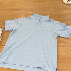Vineyard Vines Sky Blue Kids Pique Polo